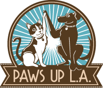 Paws Up L.A. logo for pet sitting in Eagle Rock